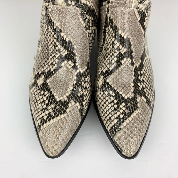 Steve Madden Cafe Snake Reptile Leather Ankle Bootie 8.5 - Picture 6 of 13